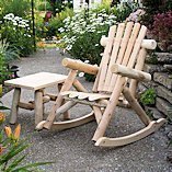 Outdoor Cedar Log Furniture