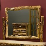Aspen Log Mirrors