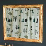 Cedar Log Mirrors