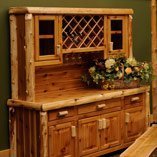 Cedar Buffet and Hutch