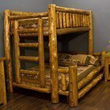 Cedar Log Bunkbeds Cedar Log Bunkbeds