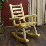 Cedar Log Rockers and Gliders