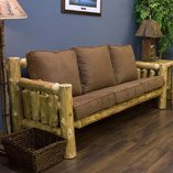 Cedar Log Sofas