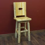 Cedar Log Stools