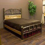 Hickory Log Beds Hickory Log Beds