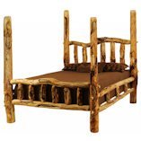 High Poster Log Beds