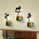Iron Jar Candle Sconces