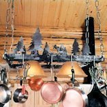 Rustic Pot Racks