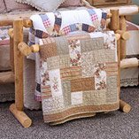 Log Quilt Racks